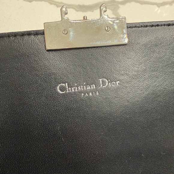 CHRISTIAN DIOR Lambskin Cannage Miss Dior Promenade Pouch Black - Picture 15 of 15